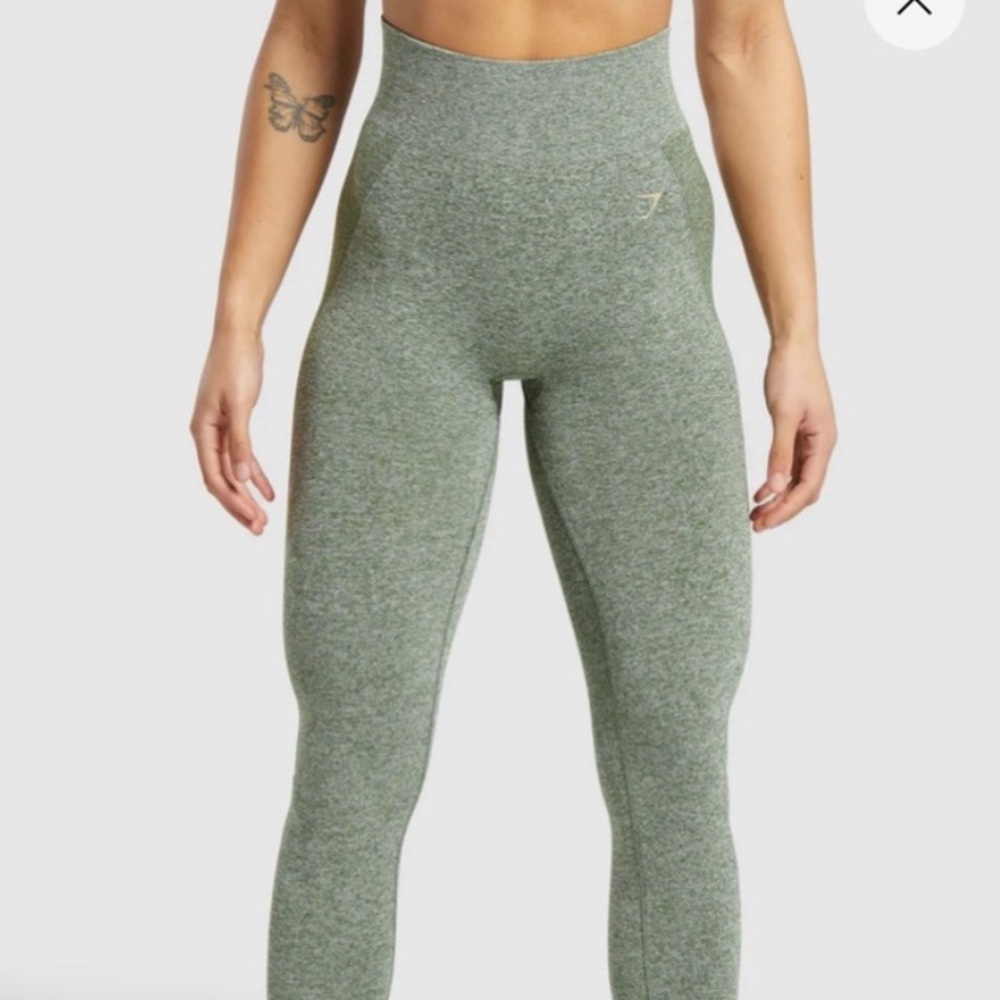 Dark Green Leggings | GYMSHARK